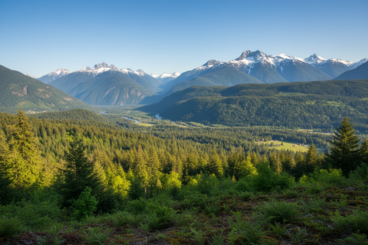 Beautiful BC Lower Mainland landscape
