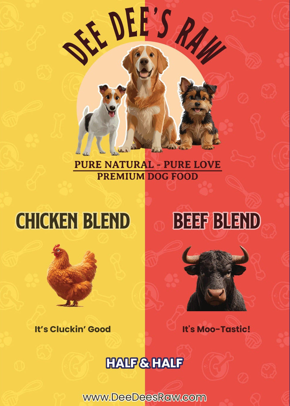 Chicken & Beef Blends: Dog
